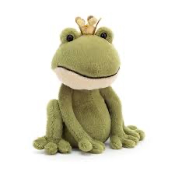 NWT Jellycat Felipe Frog Prince Stuffed Animal Plush Small Size Retired 2020 - Picture 1 of 13